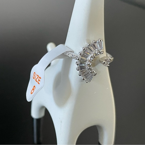BP Sterling Club Diamond CZ Fan Ring (RBP 5395) - Picture 6 of 8